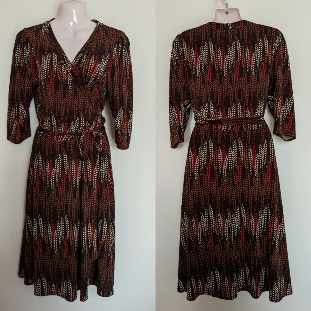 Laundry SHELLI SEGAL Faux Wrap Dress 10